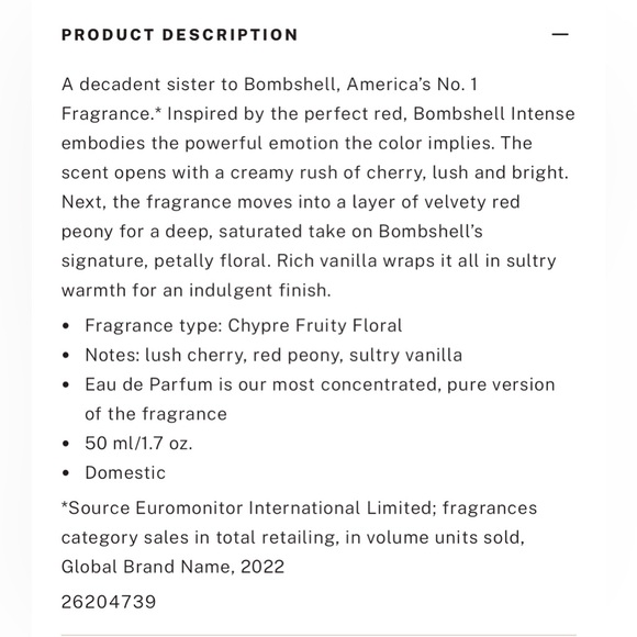 Victoria Secret Bombshell Intense Fragrance - Picture 3 of 4